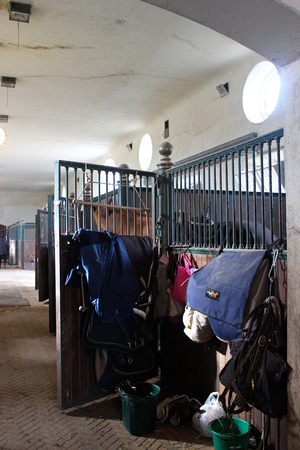 Gear and Blankets Waiting for Horses