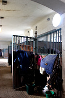 Gear and Blankets Waiting for Horses
